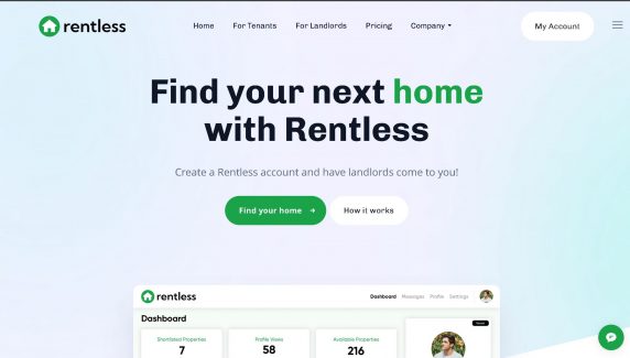 rentless property search